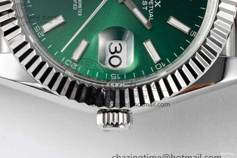 MiroTime 1220 Functional DateJust 41mm 126334 DIWF 1:1 Best Edition 904L Steel Green Sunburst Dial on Jubilee Bracelet SA 2305